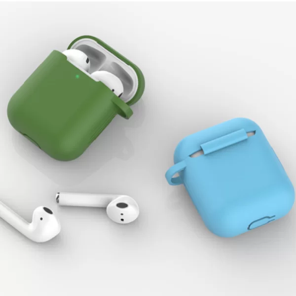 Чехол Screen Geeks Silicone Bumper For AirPods [Nectarine]